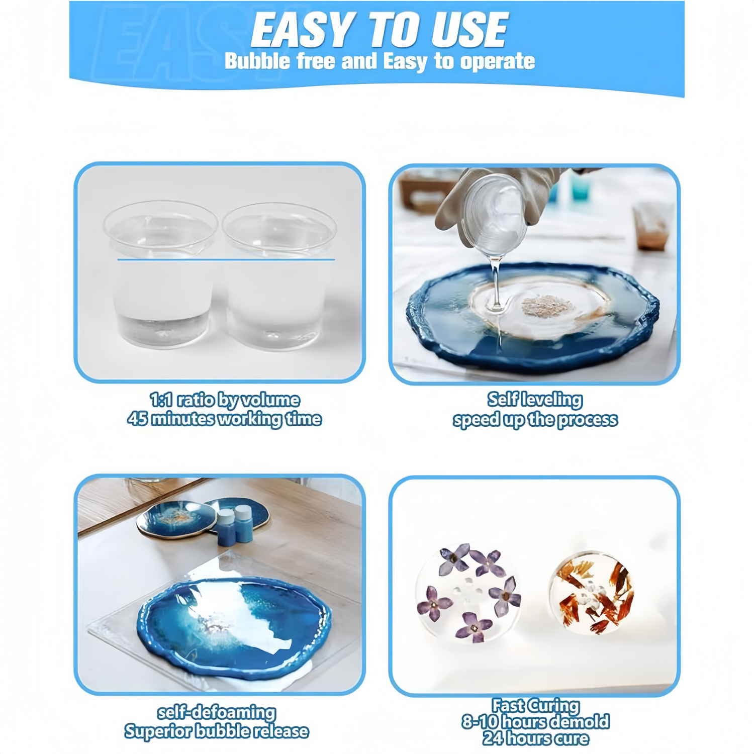 16.9oz Clear Epoxy Resin Kit C - مراجعة Resin Kit Cast وسعره
