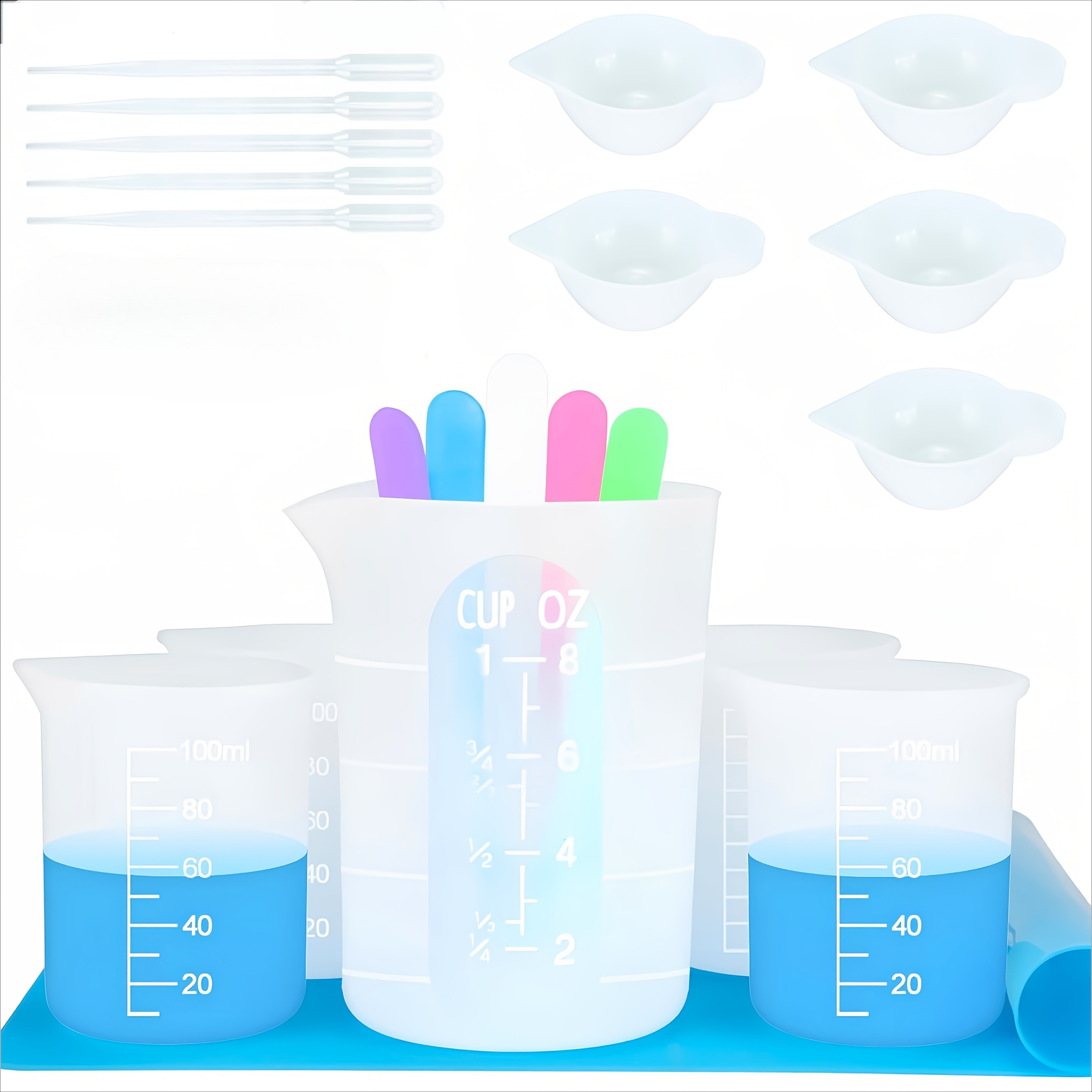 21pcs/Set Silicone Resin Casti - مراجعة Resin Kit Cast وسعره