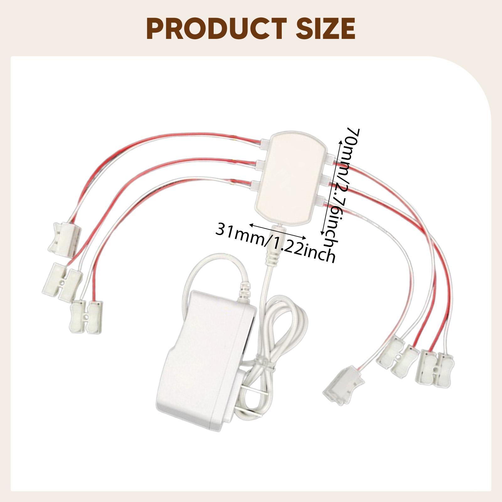 3V 1A Power Supply 6 Ports Wir - مراجعة Model Kit Train وسعره