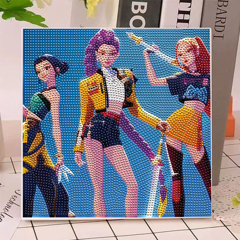 Anime Gilrs Lumi Mila Zoi K-po - مراجعة Model Kit Toy وسعره