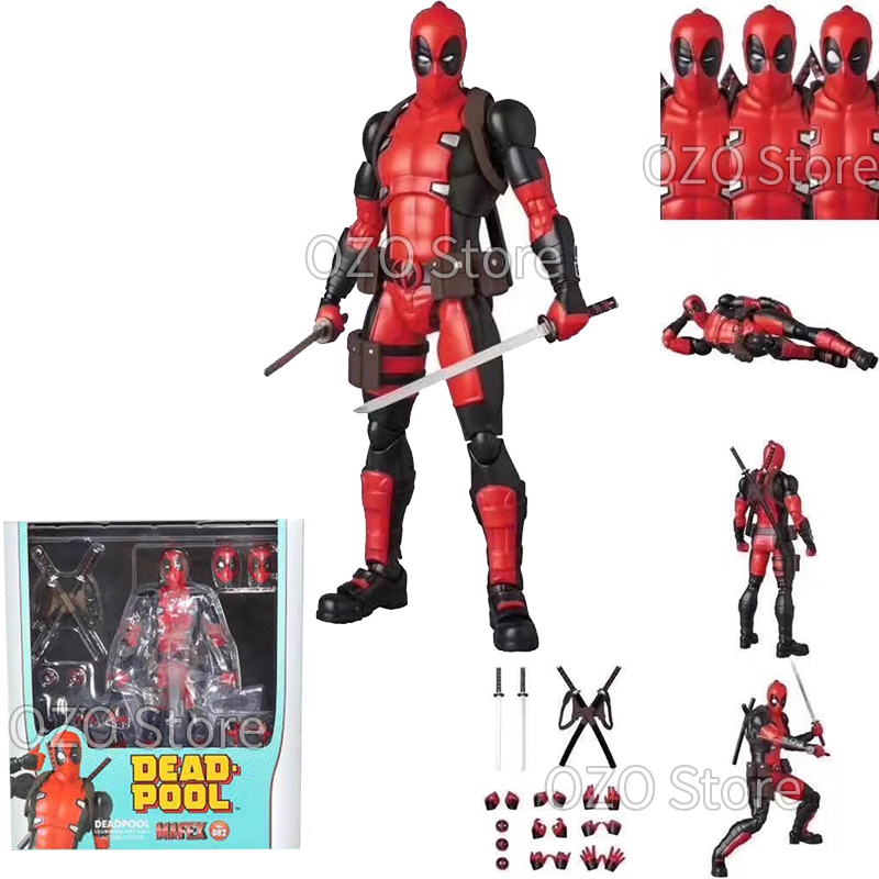 16cm Deadpool Figure Mafex 082 - مراجعة Model Kit Deadpool وسعره