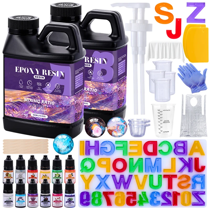 Epoxy Resin Kit Crystal Clear  - مراجعة Resin Kit Cast وسعره
