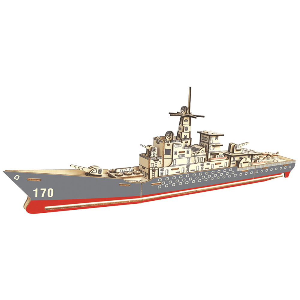 3D Wooden Puzzle Battleship Gu - مراجعة Model Kit Battleship وسعره