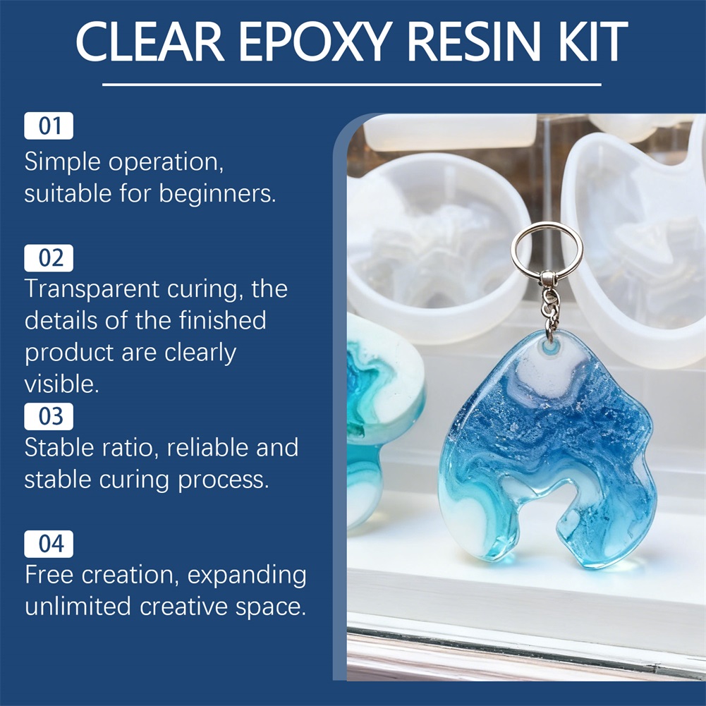 DIY Crystals Clear Epoxys Resi - مراجعة Resin Kit Cast وسعره