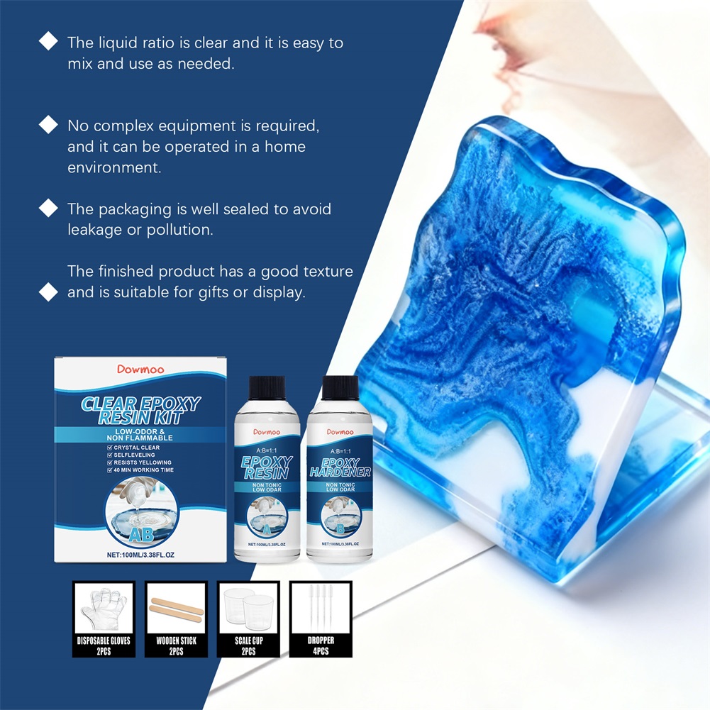 DIY Crystals Clear Epoxys Resi - مراجعة Resin Kit Cast وسعره