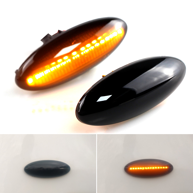 2PCS Dynamic Led Side Marker F - مراجعة Panel Line Marker وسعره