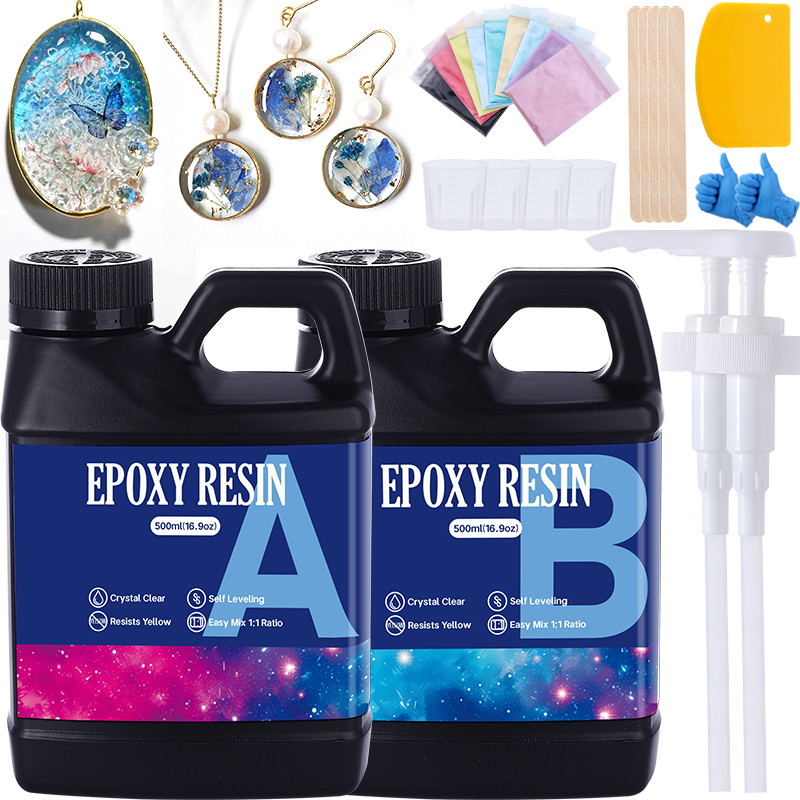 Fast Curing 1:1 Crystal Clear  - مراجعة Resin Kit Cast وسعره