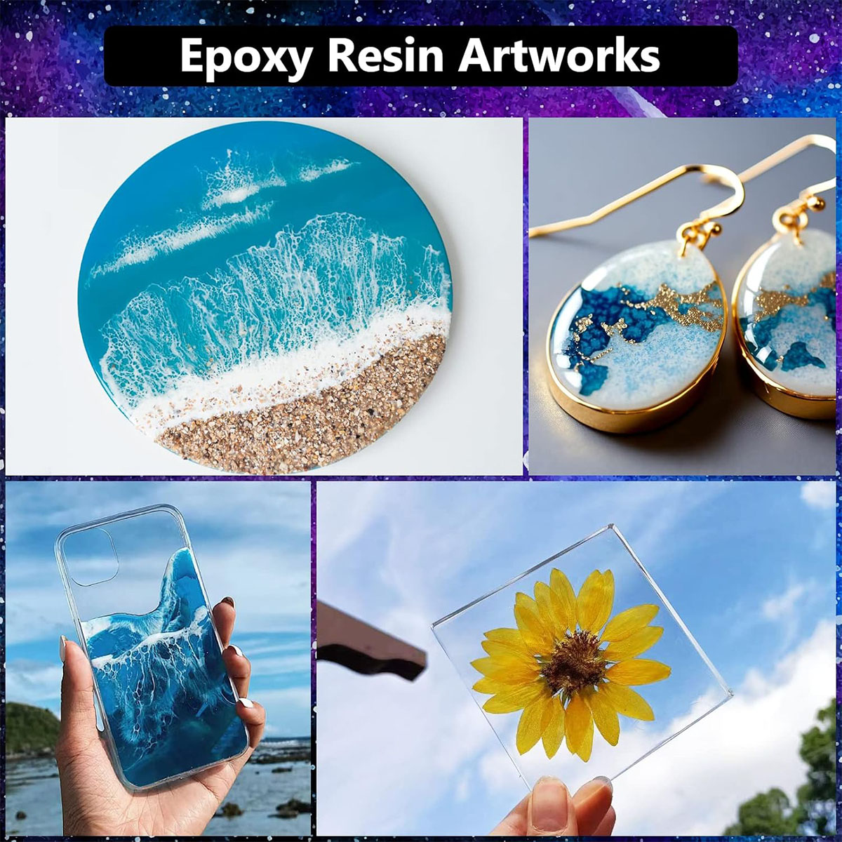 1000ml Crystal Clear Epoxy Res - مراجعة Resin Kit Cast وسعره