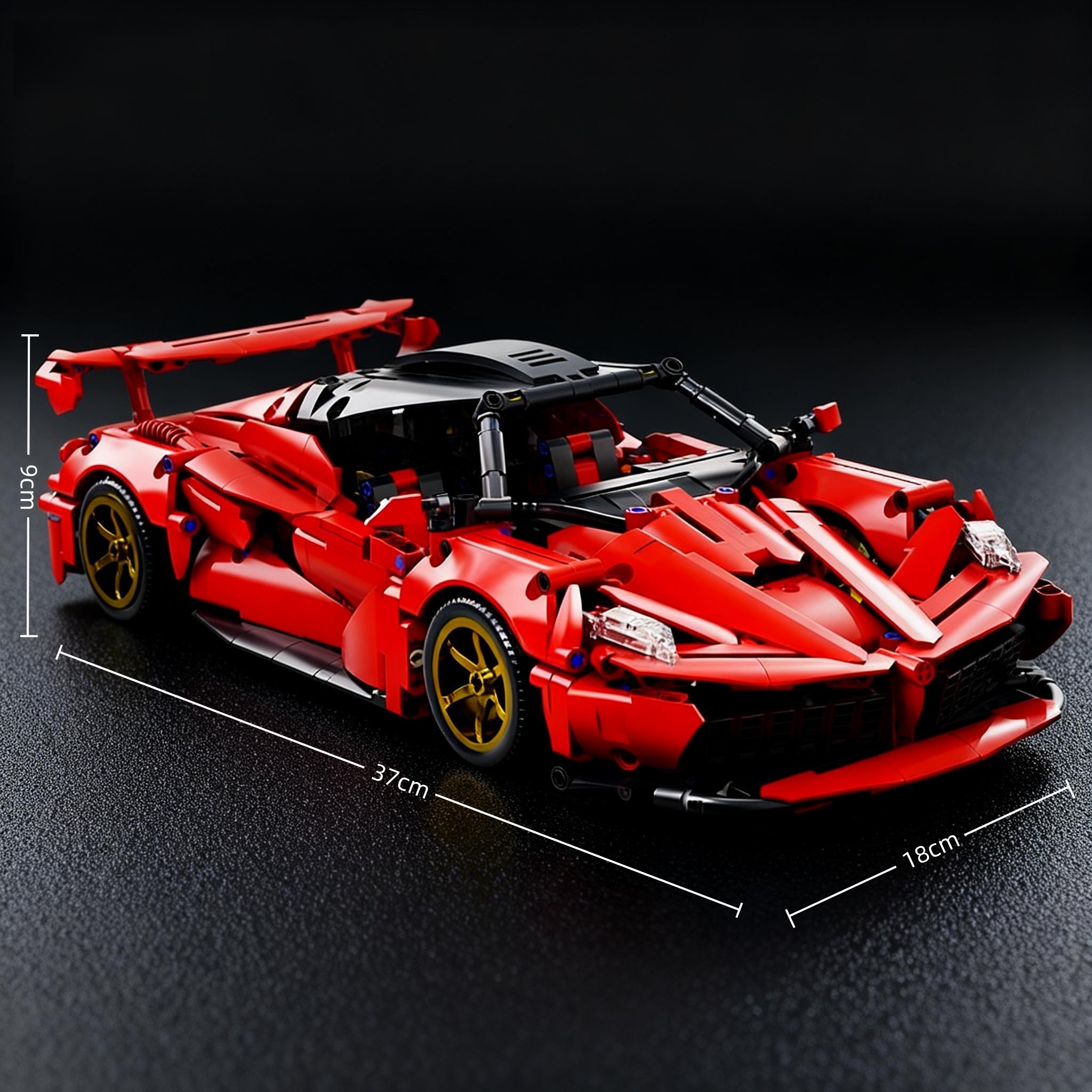 1000+pcs MOC Technical Compati - مراجعة Model Kit Ferrari وسعره