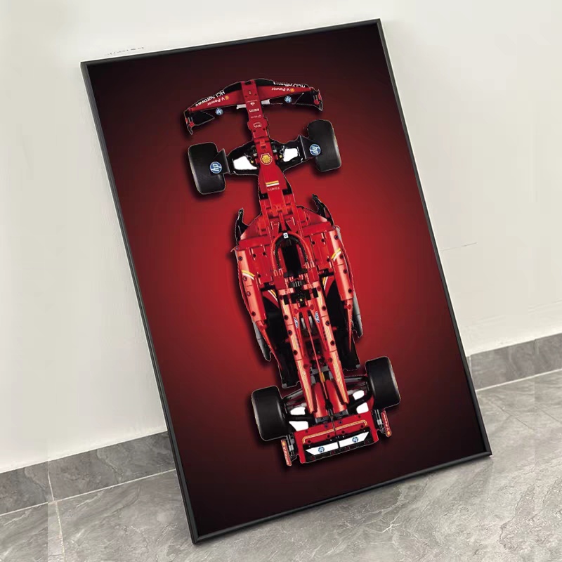 NEW Display Wallboard for Lego - مراجعة Model Kit Ferrari وسعره