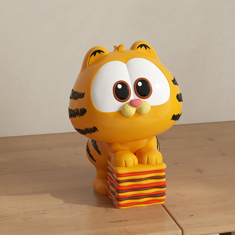 7Cm Pvc Garfield Anime Periphe - مراجعة Model Kit Toy وسعره
