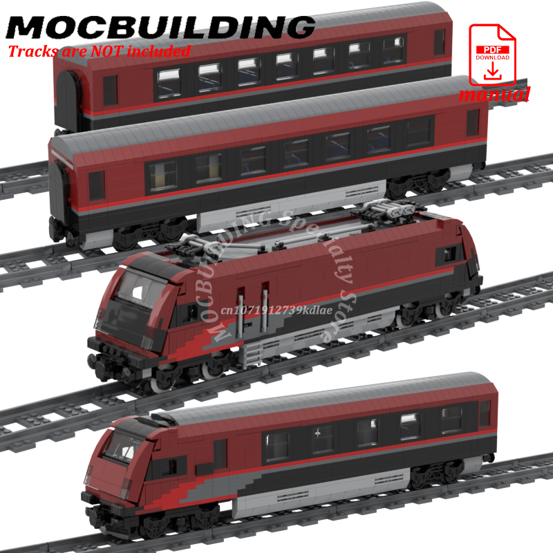 RJ Train Engine Model MOC Buil - مراجعة Model Kit Train وسعره
