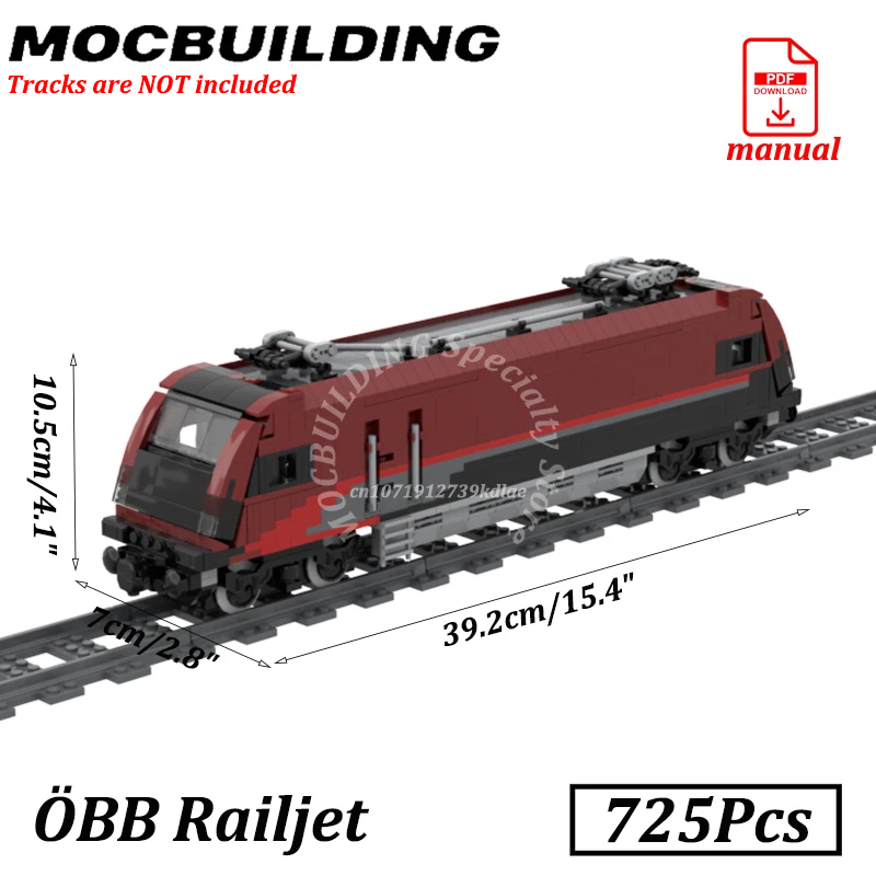 RJ Train Engine Model MOC Buil - مراجعة Model Kit Train وسعره